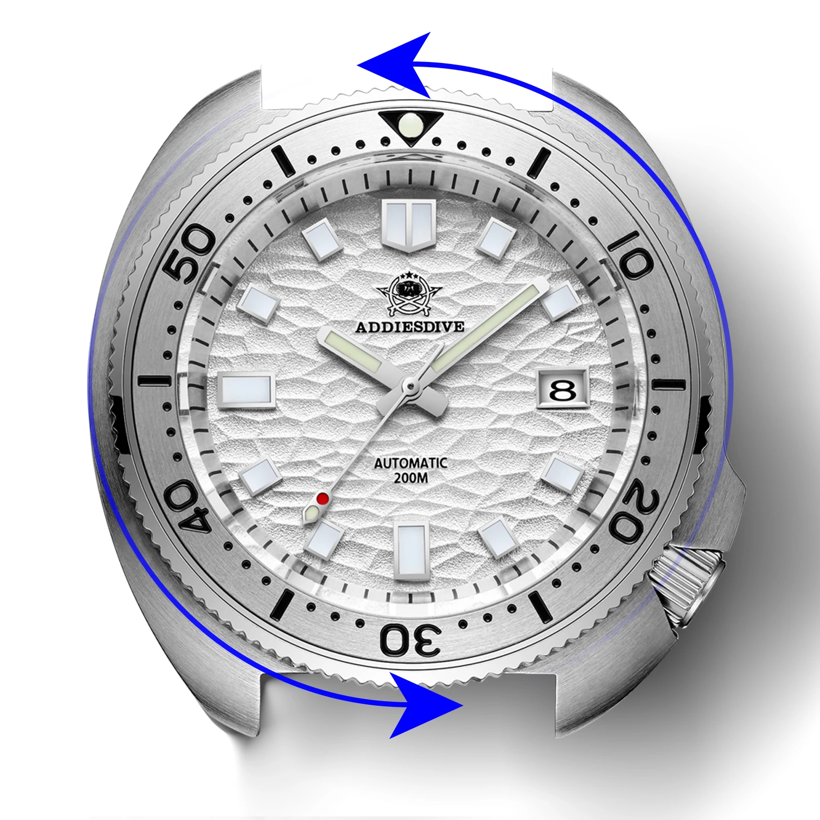 ADDIESDIVE Men's NH35A Automatic Watch 200m Waterproof Sapphire Glass Luxury Wristwatch AR Coated Luminous Diving Steel Watches