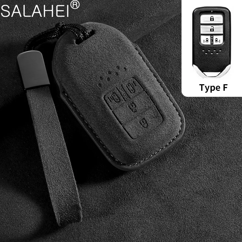 Car Key Case for Honda Vezel Accord Civic Jazz BRV BR-V CRV Fit HR-V HRV Pilot EX Odyssey Crosstour Ridgeline Clarity Insight LX