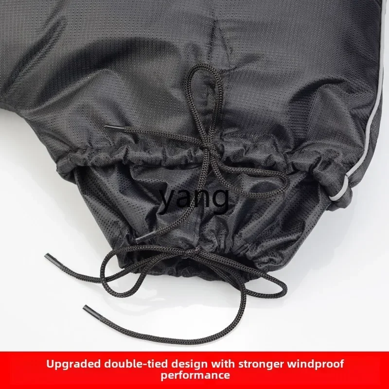 LMM1 motorcycle handle cover winter warm waterproof velvet thickened windproof electric bike rider