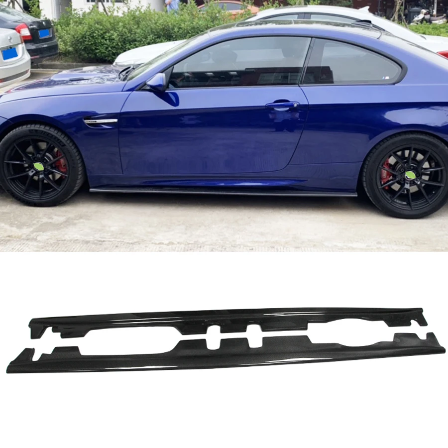 

Carbon Fiber Car Side Skirts Splitters Flaps Apron Parts For BMW 3 Series E92 E93 M3 2008 - 2013 Upgrade Body kit