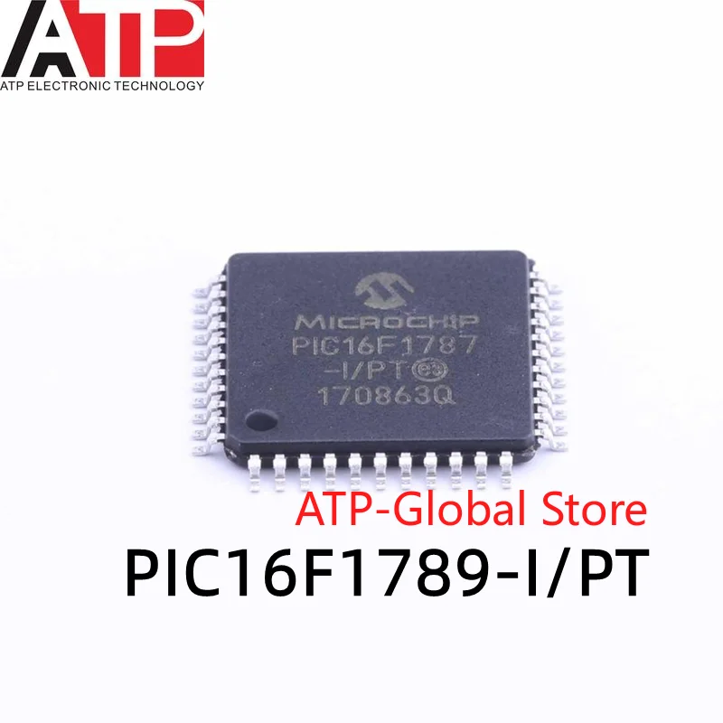 

5pcs Original spot inventory PIC16F1789 PIC16F1789-I/PT TQFP44 Microcontroller IC