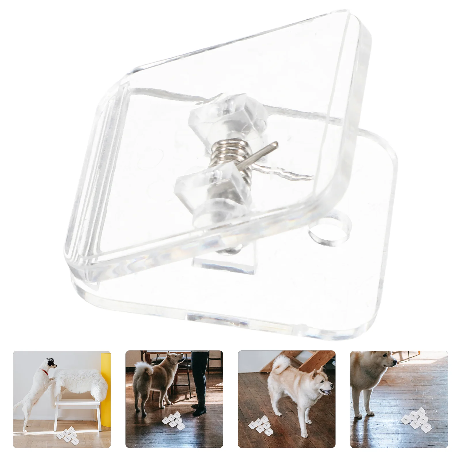 

6 Pcs Pee Pad Holder Dog Potty Tray Clip Housebreaking Supplies Training Indoor Pads