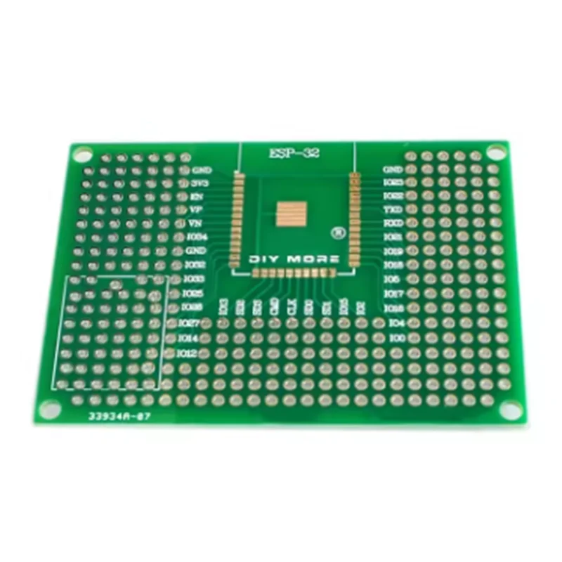 5X7CM Doppel Seite Prototyp PCB Breadboard Universal Board ForArduino ForUNOR3 ESP8266 WIFI ESP-12F ESP-12E ESP32S ESP32 50x70mm