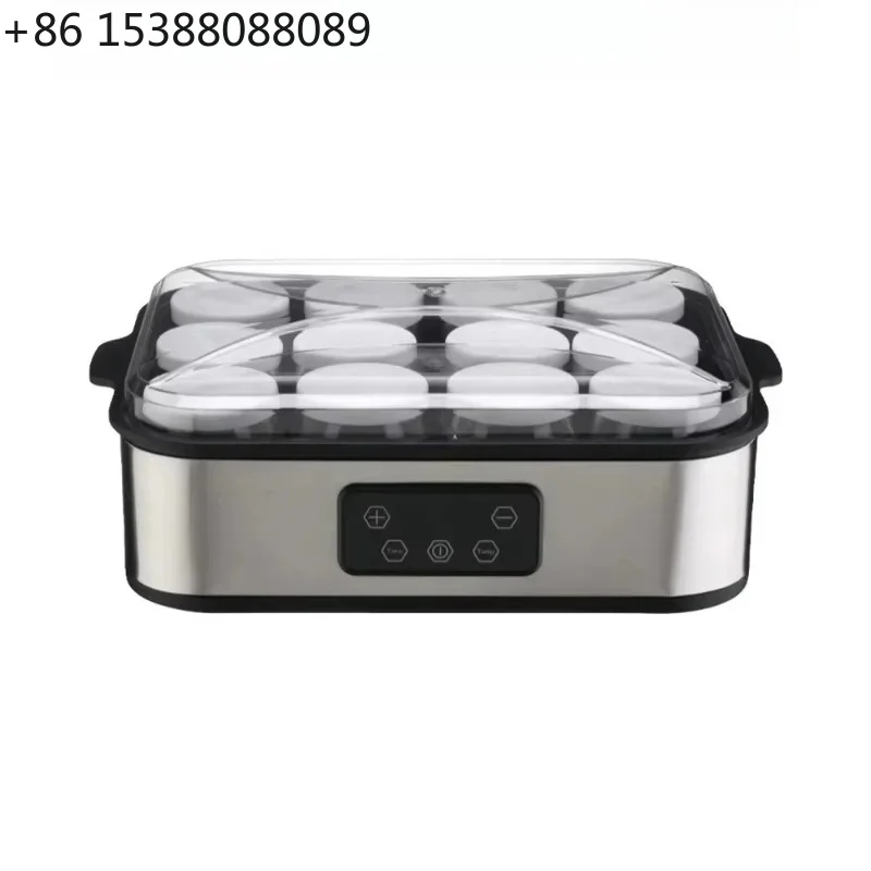 Automatic Electric Yogurt Maker Stainless Steel Temperature Control Functional Plastic Material(1pcs)
