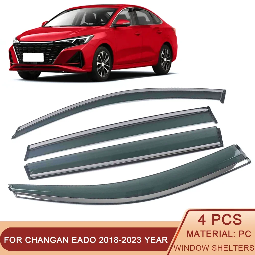 

For Changan Eado sedan wagon 2018-2023 Car Window Sun Rain Shade Visor Shield Shelter Protector Cover Exterior Accessories