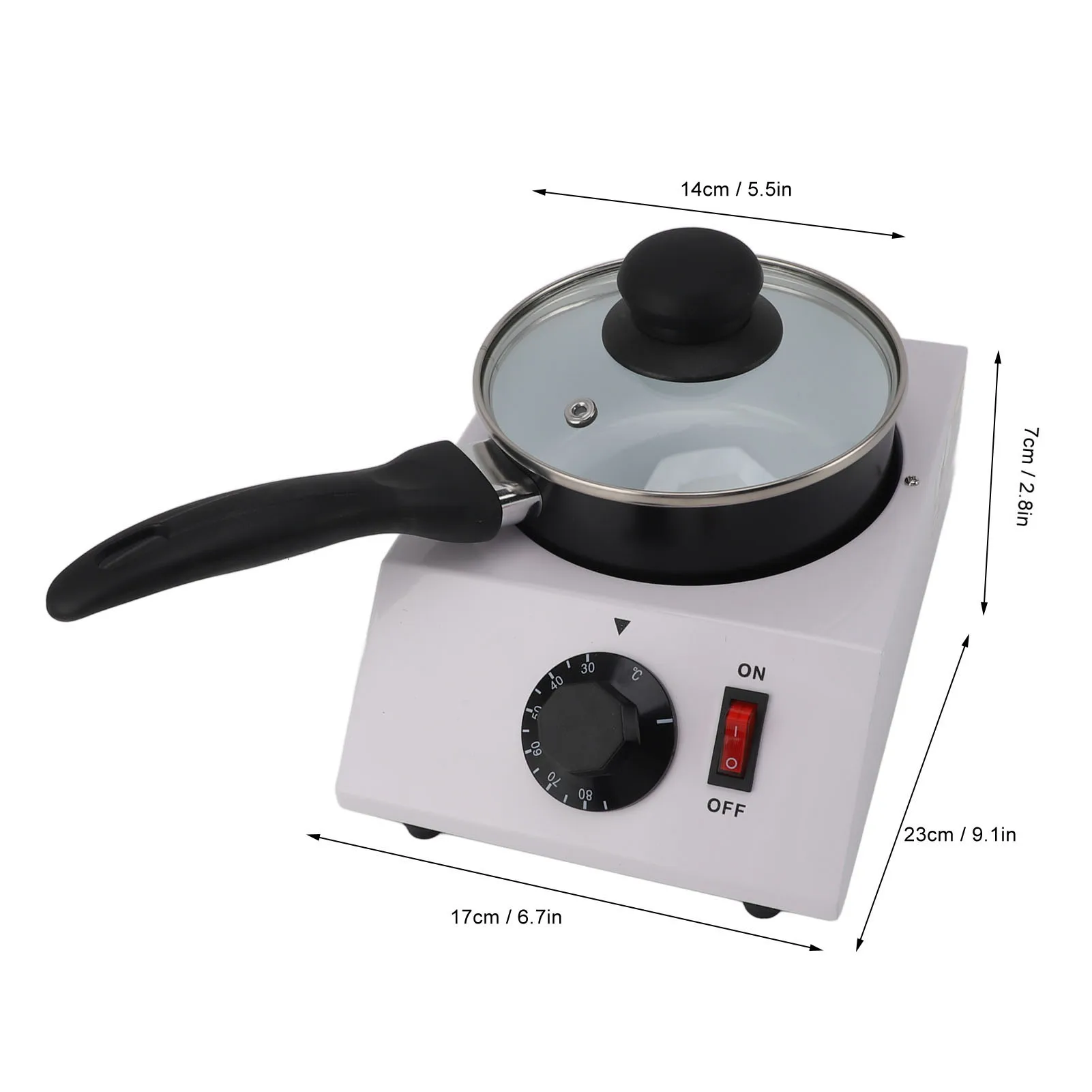 초콜릿 녹이는 기계 1kg 30‑85 ℃   수동 제어 논스틱 전기 가열 초콜릿 기계 버터용 다기능