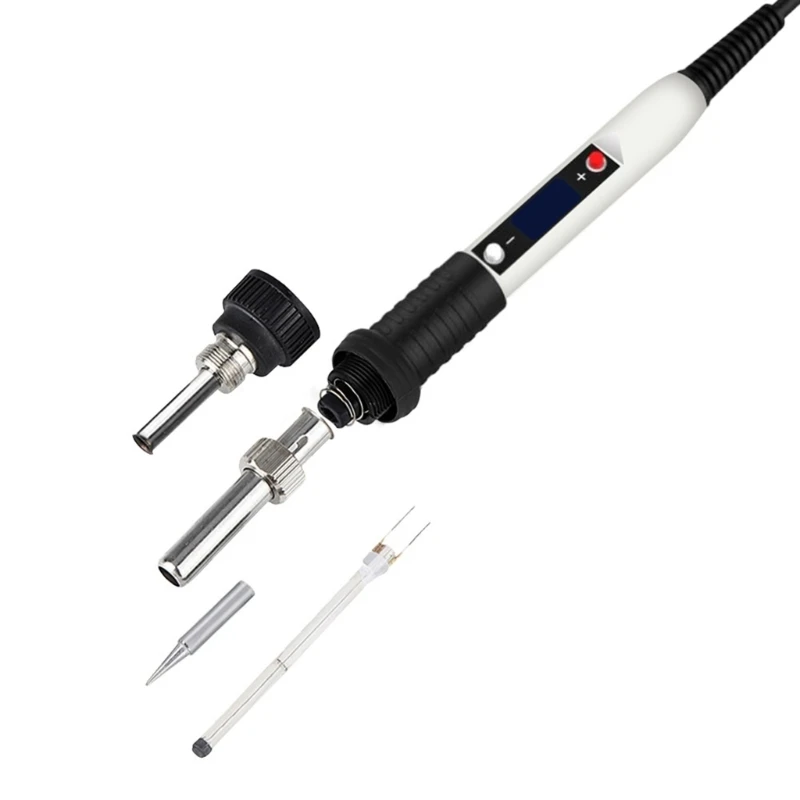 Professional 110V 80W MCH Ceramic Heating Soldering Iron with LCD Display for Electronic Engineers Manufacturing