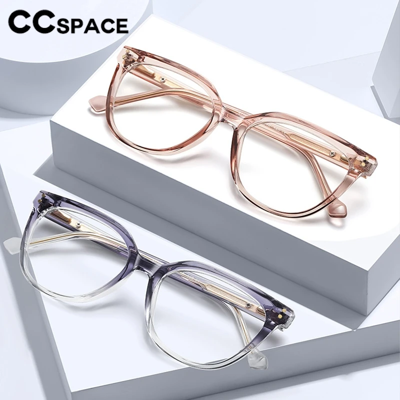 موضة مكافحة الضوء الأزرق النساء نظارات للقراءة عدسات طبية بصرية جديدة عين القط التدرج اللون TR90 إطار نظارات #3