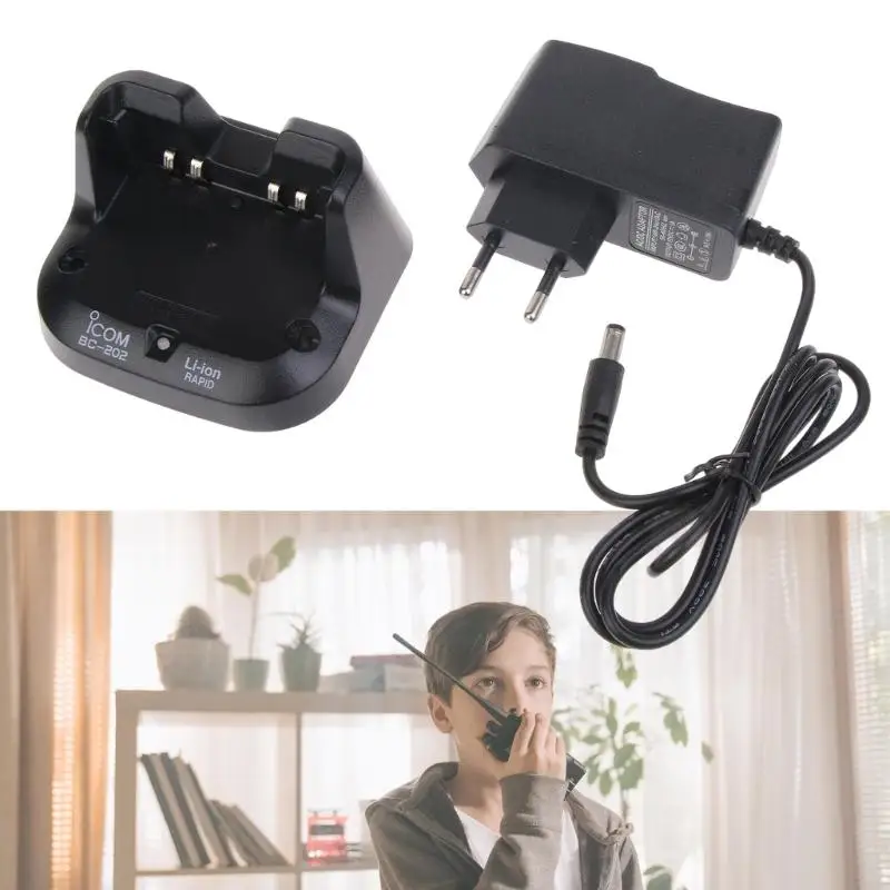 20CB Walkie BC-202 شاحن سريع لـ BP-271 ID-31A ID-31E ID-51A ID-51E