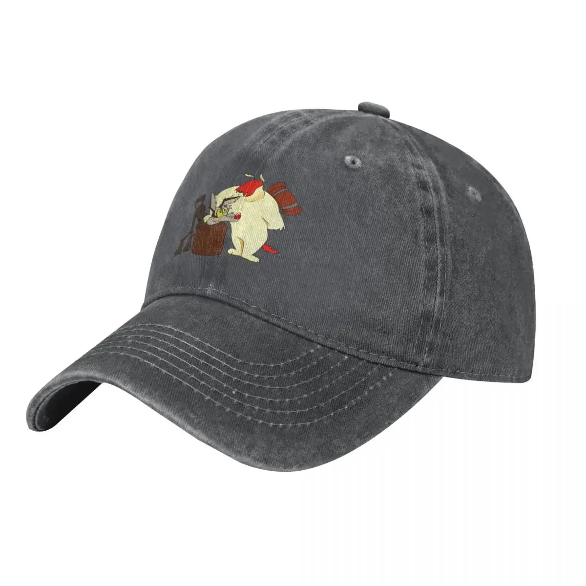 

Retro Ralph Wolf And Sam Baseball Cap Horse Hat Hood funny hat Men's Hats Women's