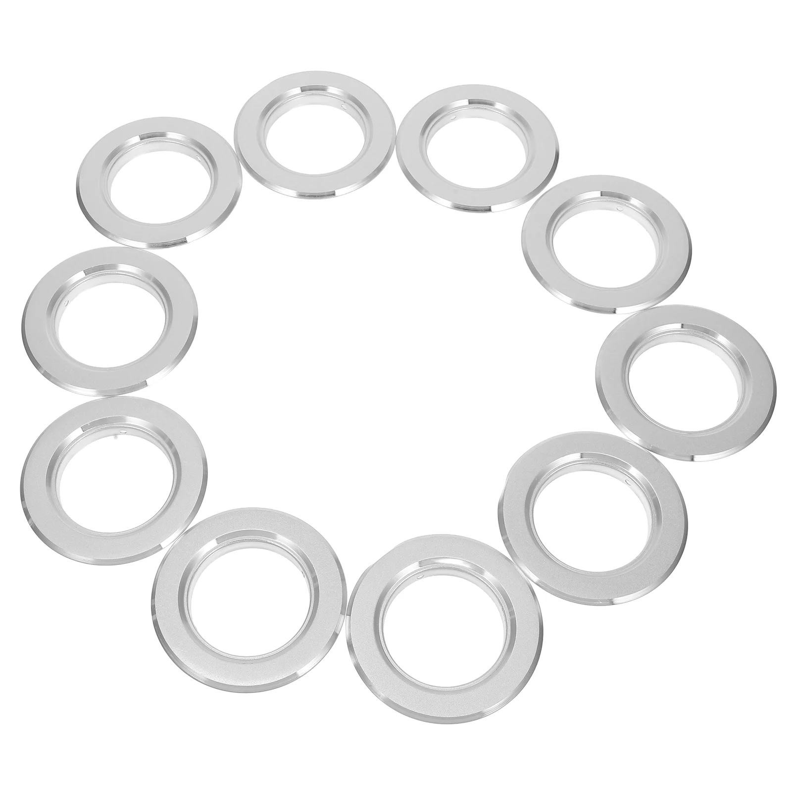 

10 Pcs Bird Cage Bird's Nest Parrot Box Breeding Anti-bite Ring Wooden House Hole Anti-gnawing 10pcs (55mm) Metal Birds