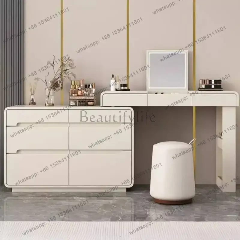 FG Laptop Sturdy Vanity Desk Paletts Decorations Adult Nightstands Vanity Desk Essentials White Cajoneras Para Ropa Furniture Ho