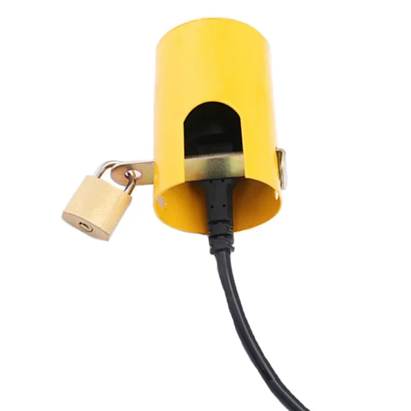 A95G Faucet Protection Lock With Key, Anti-Theft Outdoor Faucet Lock Plate, Padlock Protection Cover, Water Switch Valve