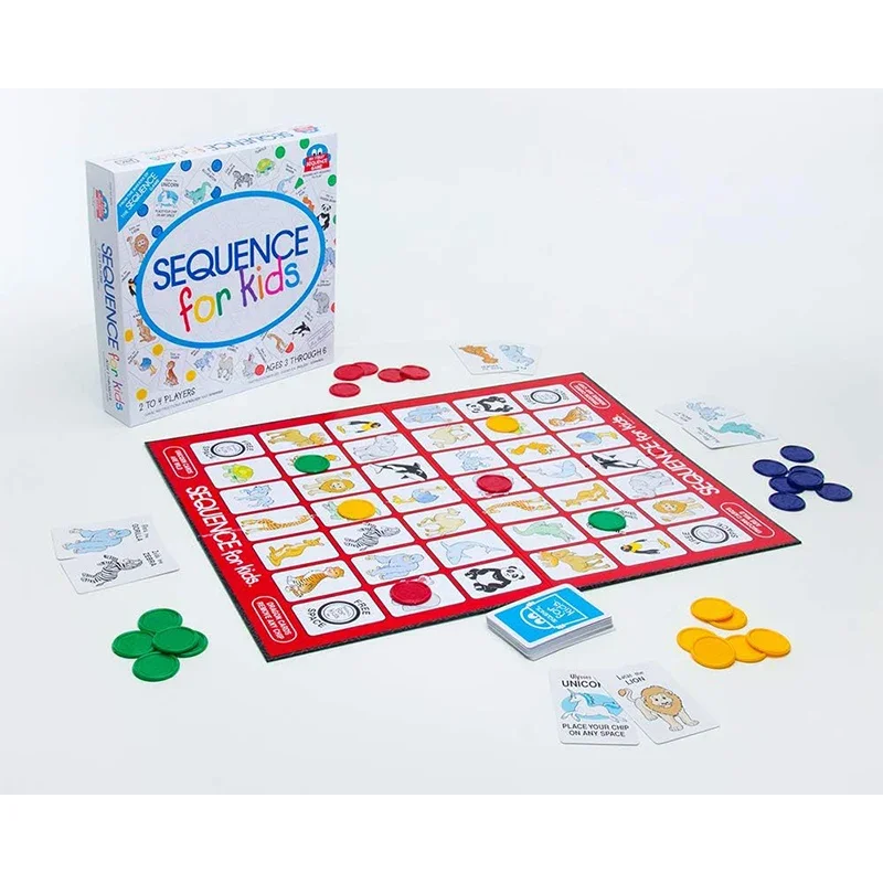 Keep Your Kids Engaged and Entertained with SEQUENCE Board Game - Perfect Game for Intense Strategy and Friendly Competition