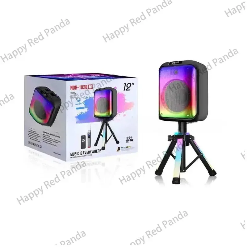 Ndr Audio Factory 12-Inch Mobile/Portable Outdoor Gorgeous Lights Audio Bluetooth Audio with Bracket