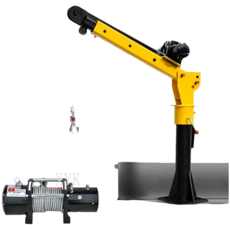 Truck 12V Vehicle 24V Mini 1 Ton Lifting Jib Crane Handling Warehousing Transportation Transportation view 4