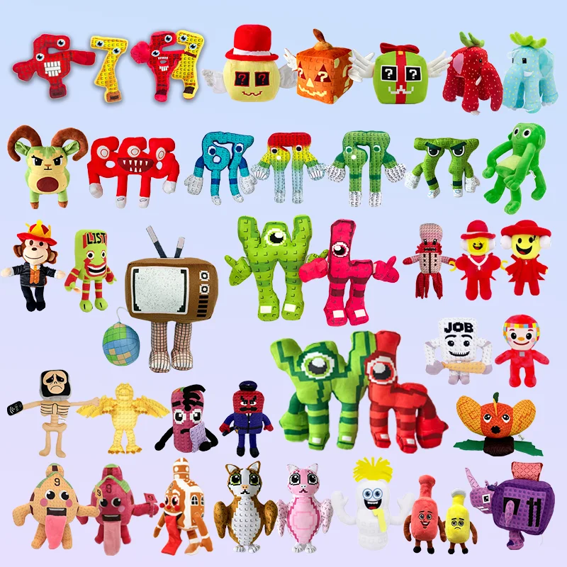 

TreasuringU 2026 Новая плюшевая игрушка Steal Brainrot, игра, мультяшная плюшевая кукла No. 9, мягкая игрушка, плюшевая игрушка, весенний подарок на день рождения