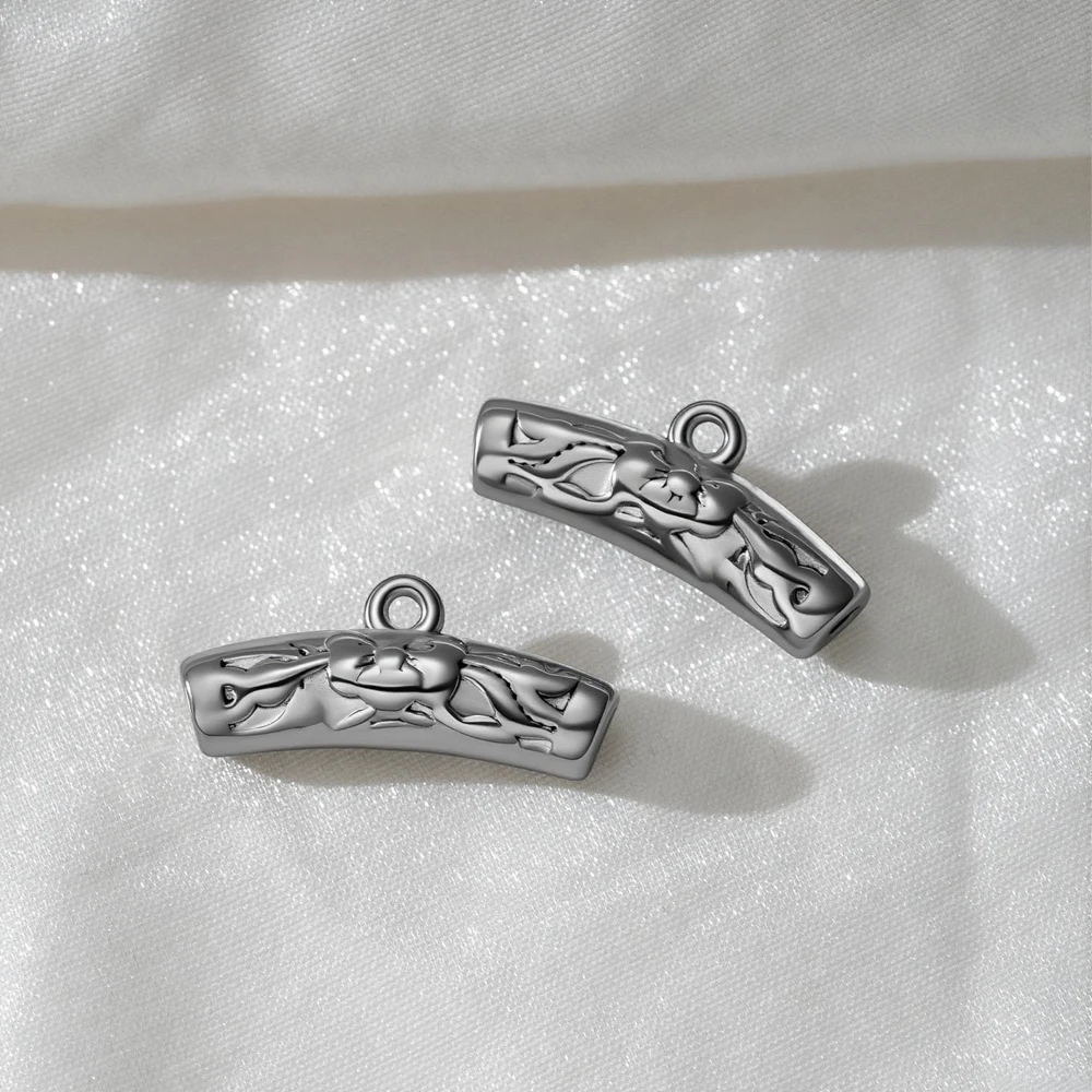 2 Stück/Set Edelstahl Vergoldete Lange Röhren-Abstandsperlen mit Öse für DIY Halsketten, Armbänder, Schmuckherstellung – Detail 6