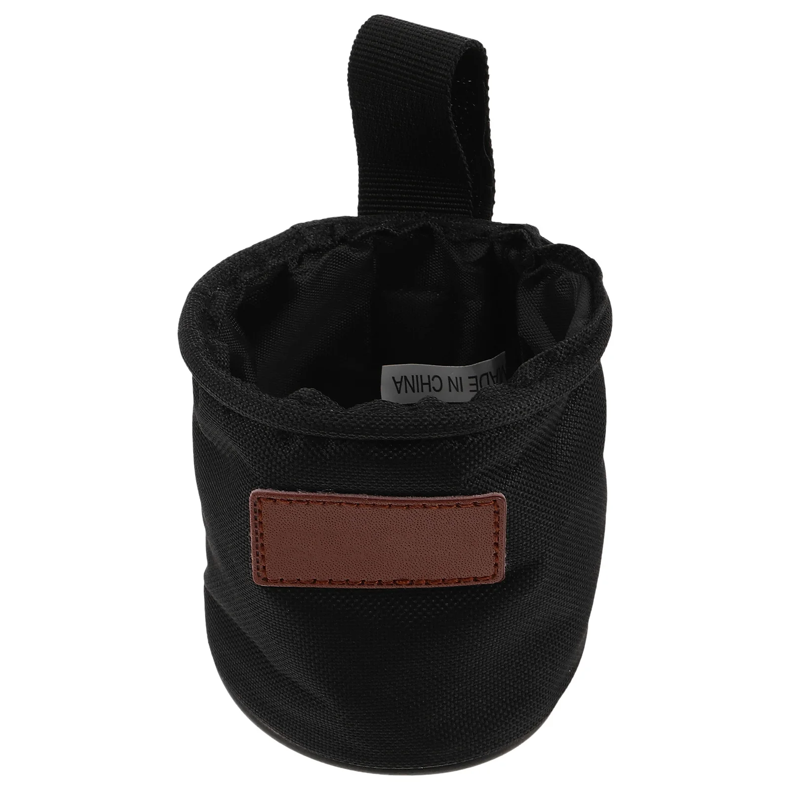 

Multifunctional Water Cup for Outdoor Camping Chairs Black Oxford Cloth Hanging Drink Holder Lightweight Portable for Strollers