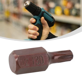 Embout de tournevis Torx 30mm, tige de 10mm, tête de lot magnétique T20 T25 T30 T40 T45 T50 T55 pour clé électrique, embout de douille 1 pièce