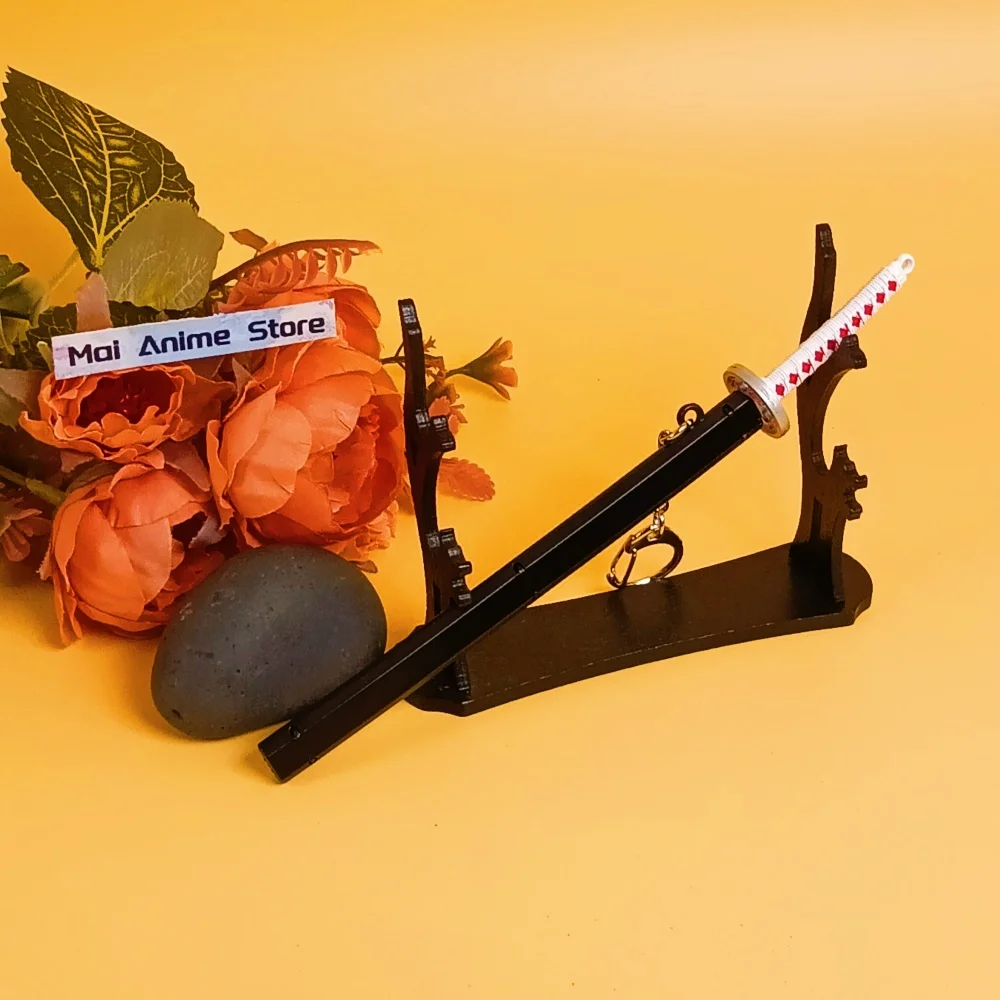 6インチアニメ鬼滅の刃刀鬼舞金属忍者ナイフ刀オリジナル侍刀実物大日本刀おもちゃギフト