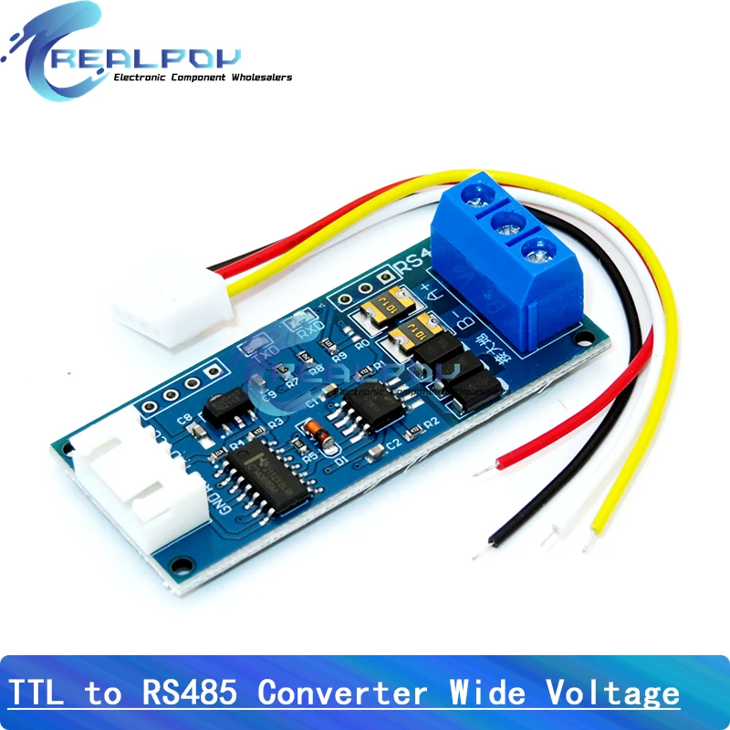 TTL Turn To RS485 Module Hardware Automatic Flow Control Module Serial UART Level Mutual Conversion Power Supply Module 3.3V 5V