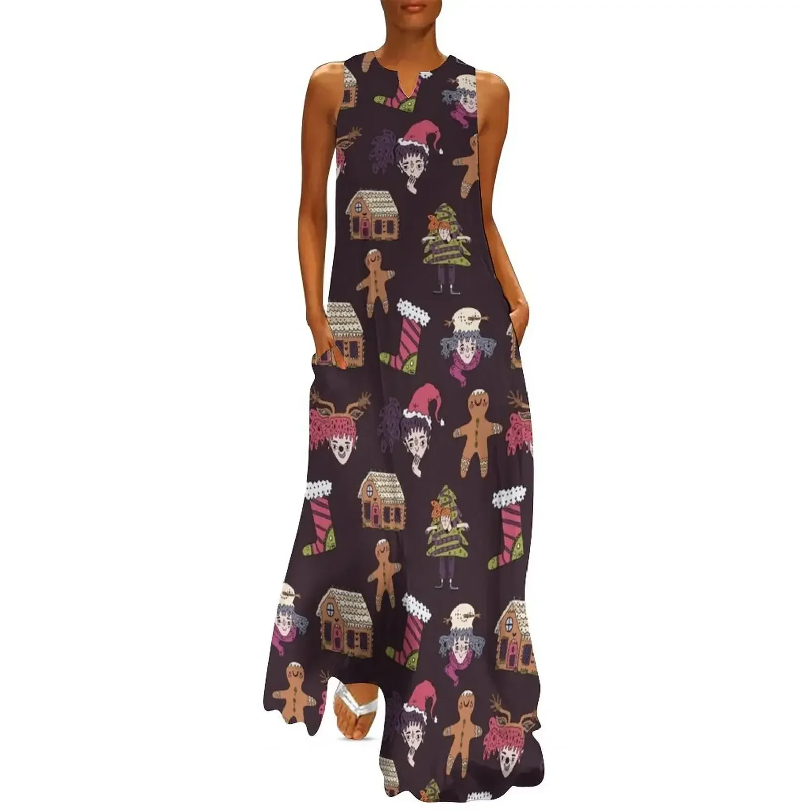 

christmasss Long Dress Dress for girls women's clothing korea stylish ladies dresses for special occasion Dress