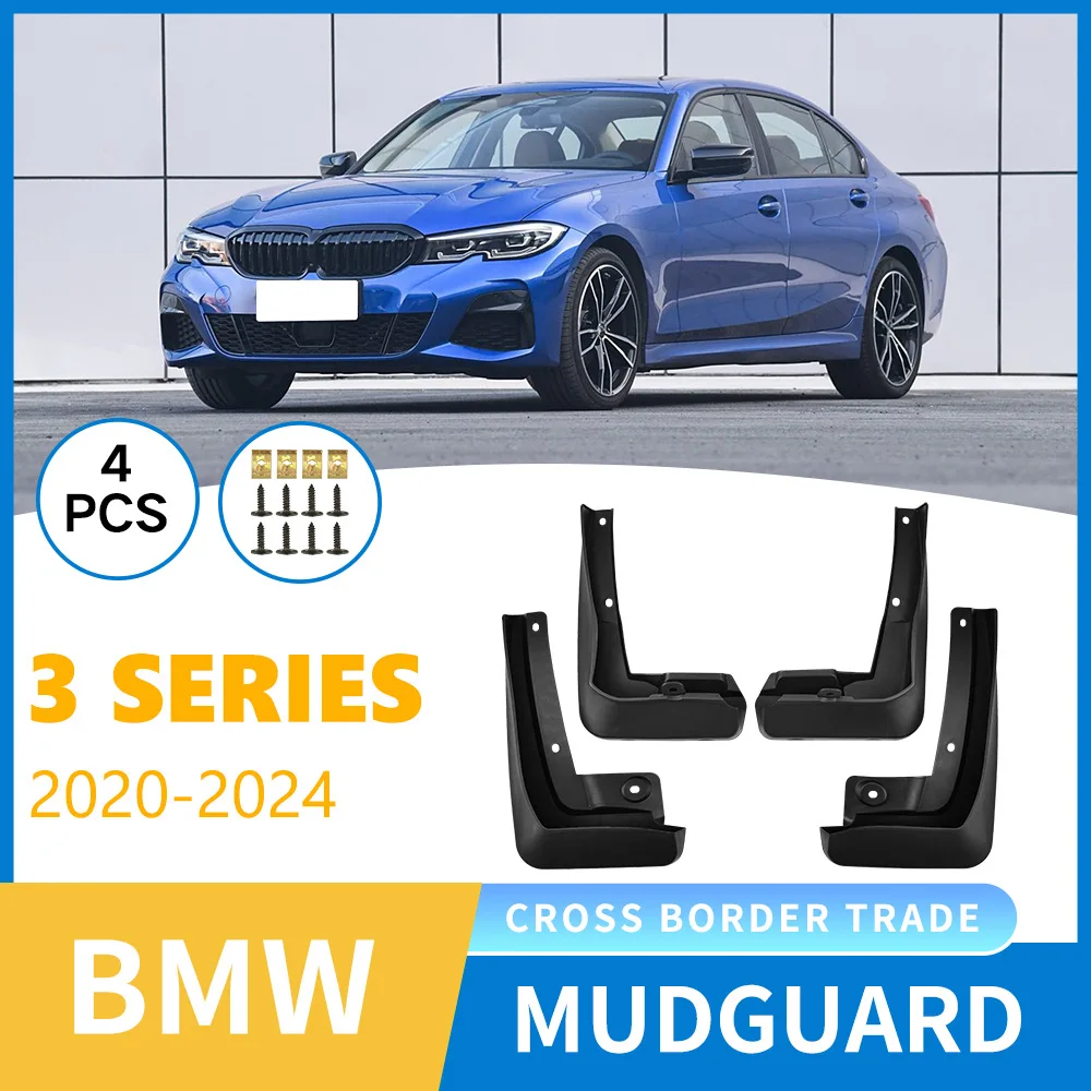 

For BMW 3 Series 3 Series 2020-2024 tire mudguard modification,Front Rear Flares Splash Guards Cover Car Accessorie