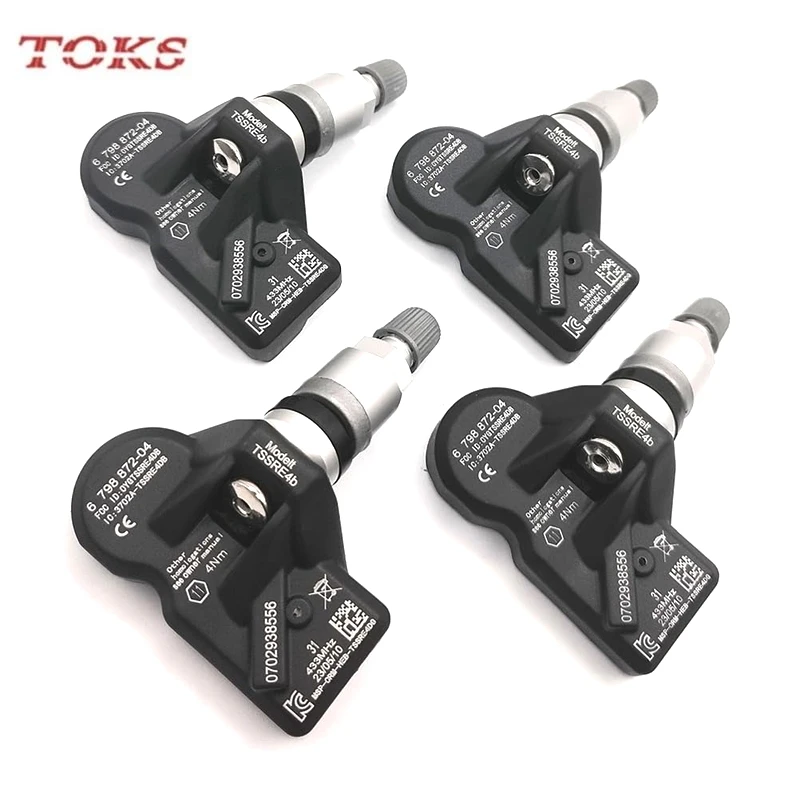 4PCS 433MHZ TPMS Tire Pressure Sensor For BMW F10 F07 F12 X1 X3 X4 Z4 Mini R60 R61 R59 6798872 36106798872
