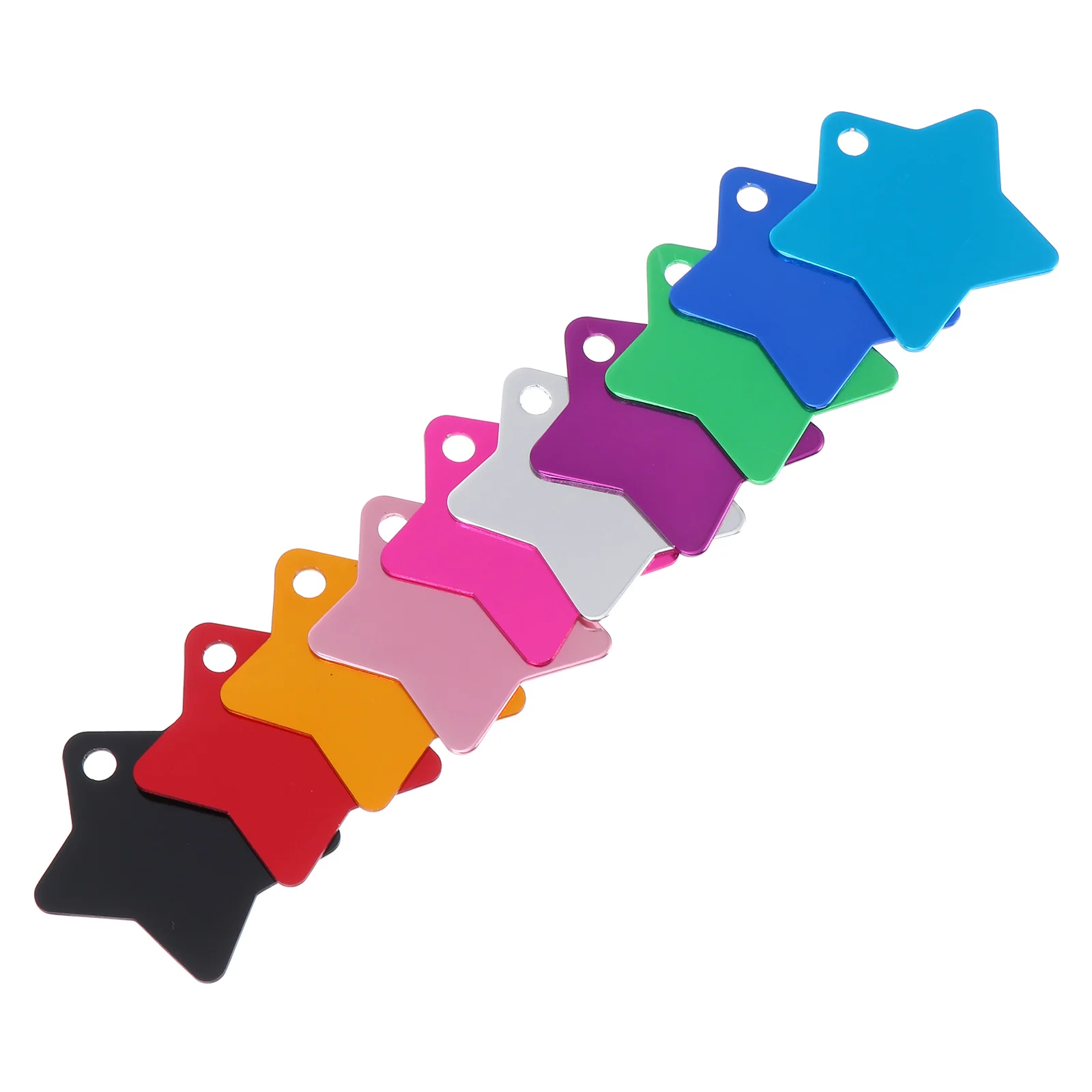

10pcs Id Creative Identity Cat Collar Pendant Dog Collar Decor Metal Hanging Boards Anti-Lost Hanging Labels Supplies Pet