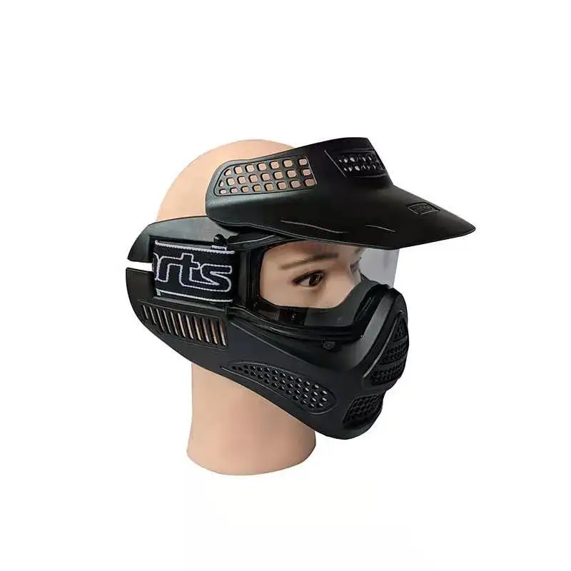 Custom Paintball Helmets Archery Tag Full Face Helmet for Kids and Adults Outdoors Shooting Accessories Double-sided Anti-fog