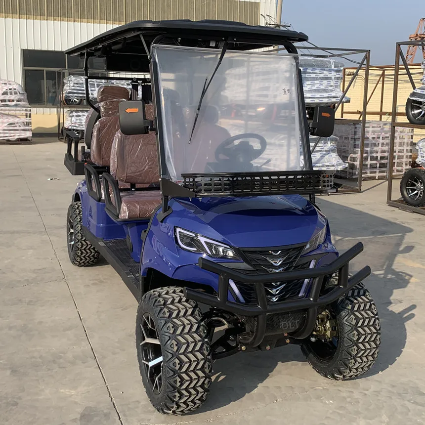 The Factory Supplies Export Club Electric Vehicles 2/4/6/8-Seater Off-Road Electric Golf Carts Hunting Carts ATVs And Go-Karts