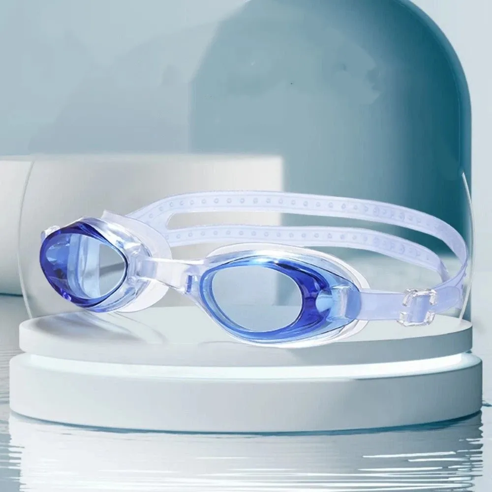 Silicone Swimming Goggles Wide View Adjustable Strap Clear Swim Goggles No Leakage Anti-UV Swimming Mask Pool Accessories