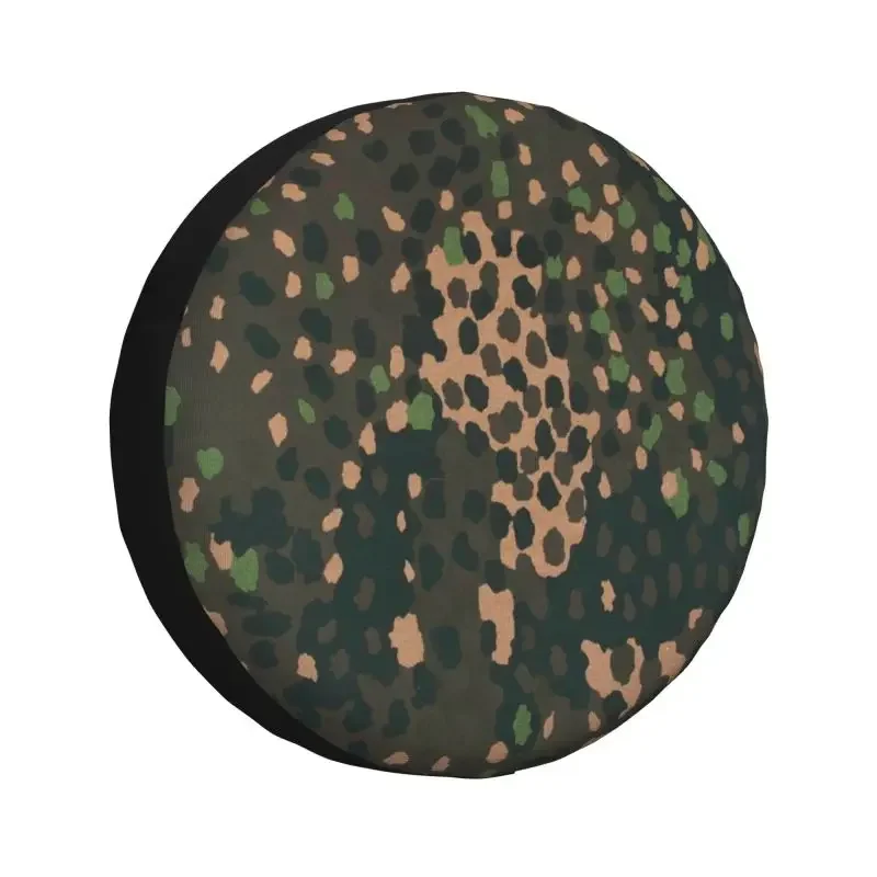 Pea Dot Camo Army Spare Tire Cover for Pajero German Camouflage Camper Car Wheel Protectors Accessories 14