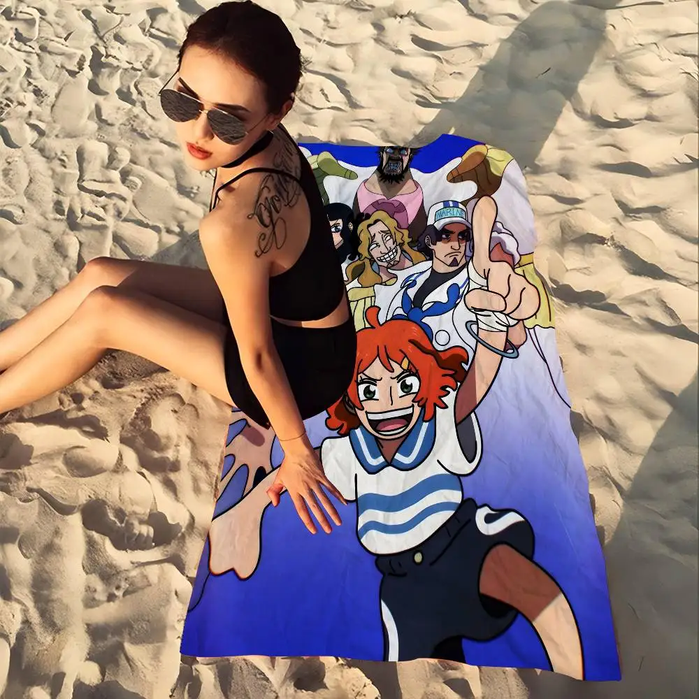 ผ้าขนหนูอนิเมะลายการ์ตูนวันพีซสำหรับเด็ก ผ้าขนหนูอาบน้ำส่วนตัว ผ้าขนหนูสำหรับสระว่ายน้ำ ของขวัญวันหยุด ผ้าขนหนูปิกนิก ของขวัญสำหรับงานปาร์ตี้