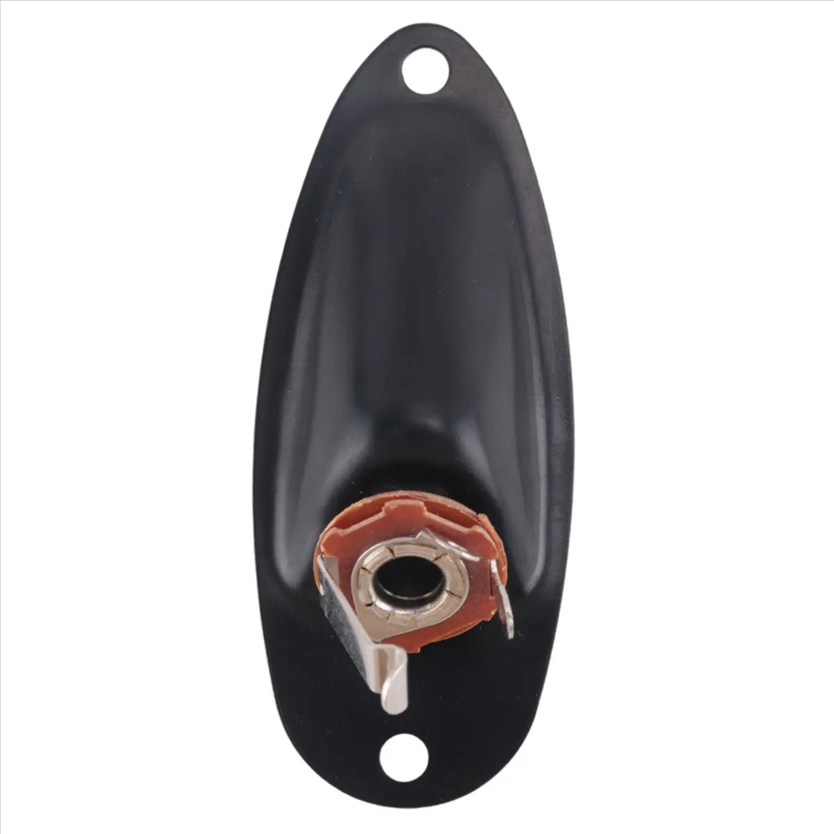 

[AD12] 20X Черный гнездовой разъем (джек) 1/4 дюйма в стиле Boat для гитарных пикапов Fd Strat