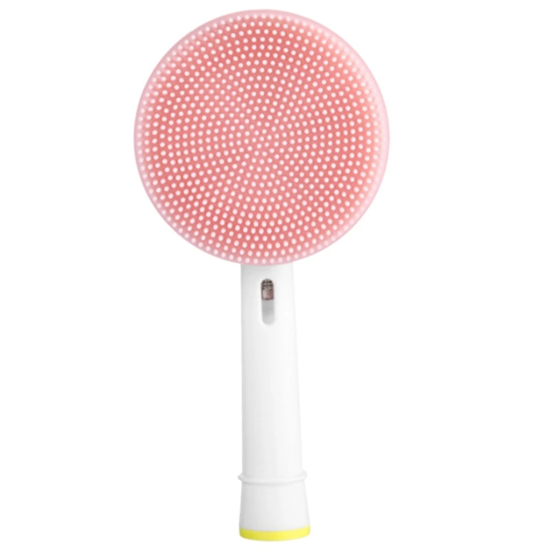 

Suitable for Oral-B Electric Toothbrush, Electric Cleansing Brush Head, Replacement Brush Head, Silicone Pink