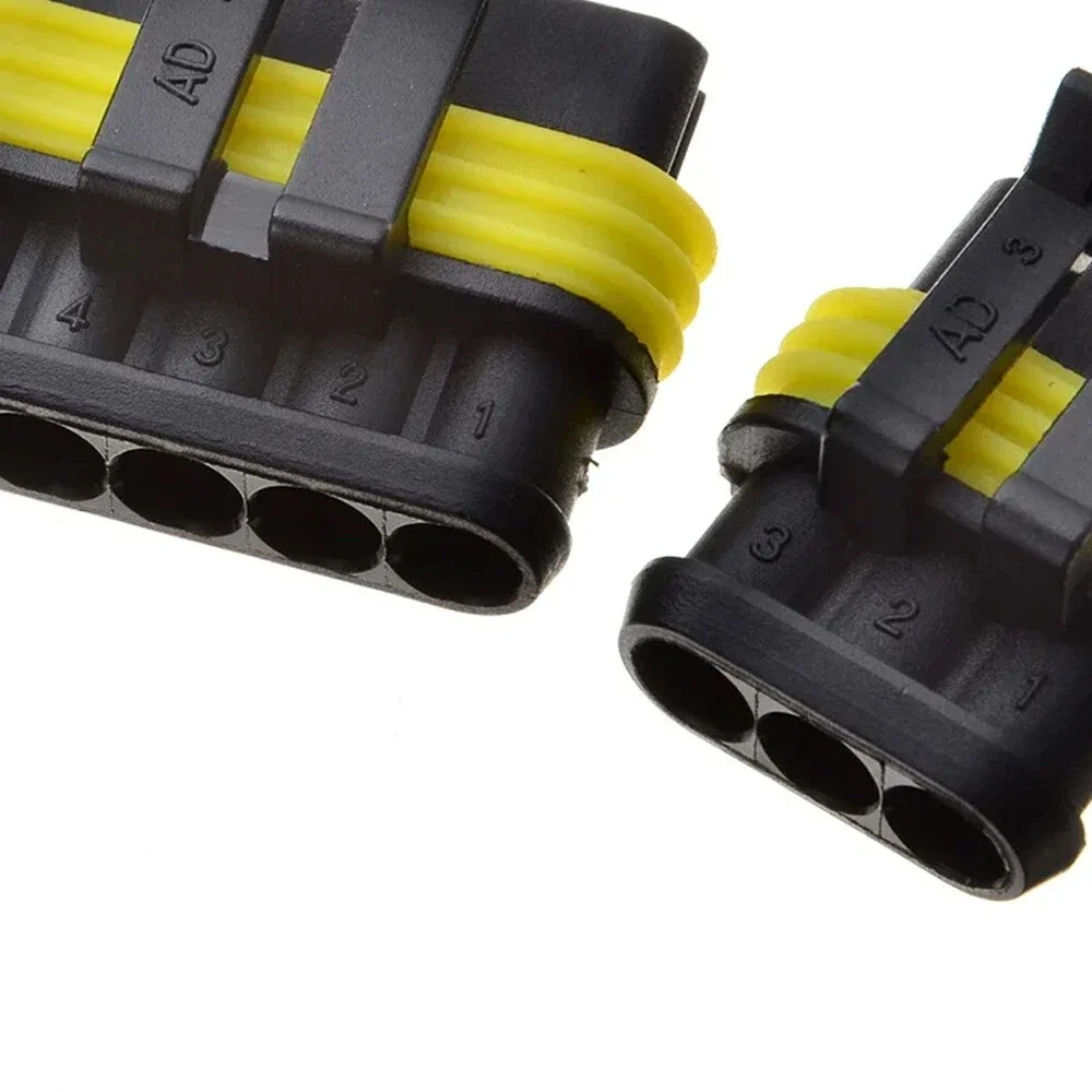 

1/2/3/4 Pin Connectors 3 Pin Electrical Wire Connectors Wire Connectors Plugs 2 Pin For Caravans Cars Electrical Systems