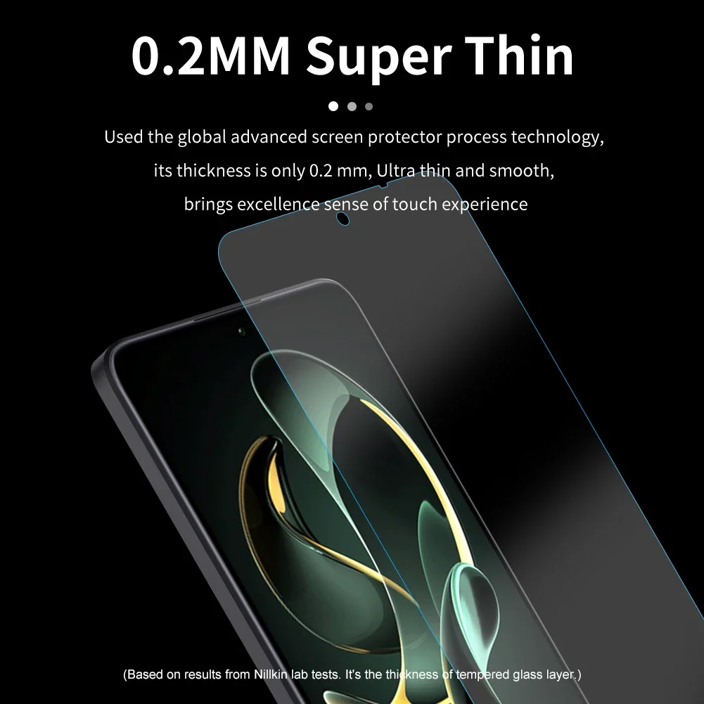 Nillkin For Xiaomi 13T Pro Tempered Glass H+PRO Glass 2.5D Arc Edge Anti-Explosion Phone Screen Protector Film For Xiaomi Mi 13T