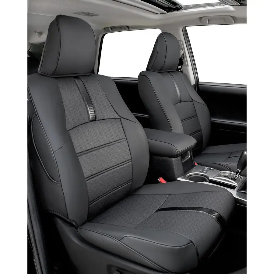 

Covers for Toyota 4Runner 20112024, 5 Seats Only Full Set Full Coverage Waterproof Leather Seat Covers for 4Runner 2012 2013 201