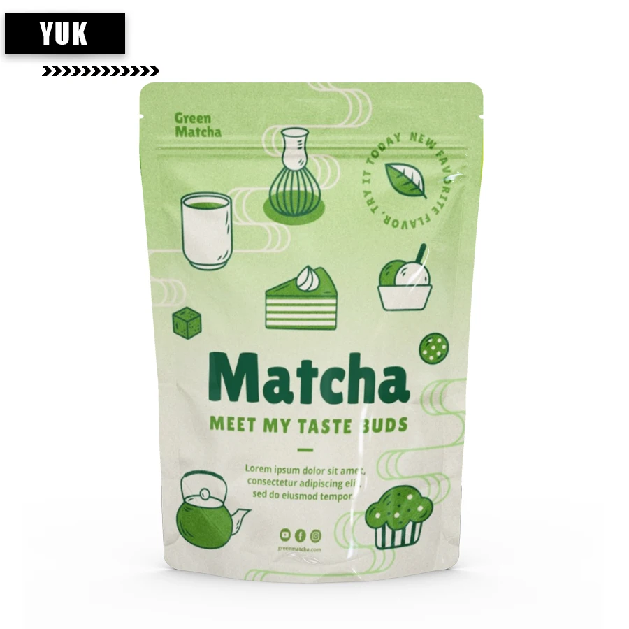 Customized Self-Sealing Tea Bag Food Special Bags Christmas Wedding Gift Party Poch Bags Slaluminum Foi Coffee Bag, Logo Customi