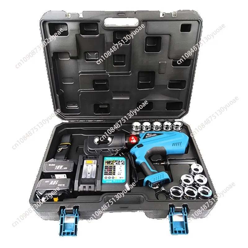 EZ-400 Portable Wireless Hydraulic Cable Crimper, Copper Connector, Electric Crimping Tool, Battery