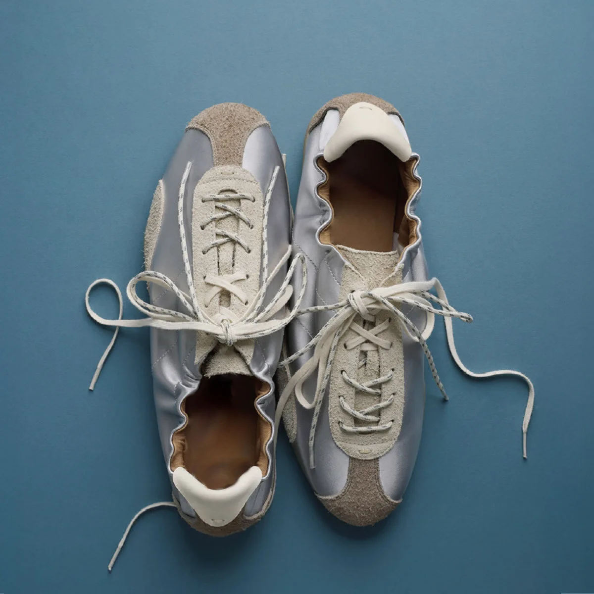 Zapatillas de ballet con bolsillo para monedas, de la serie Breeze Light Training, en color plateado, para hombre y mujer, ideales para la primavera y el verano, calzado casual y versátil.
