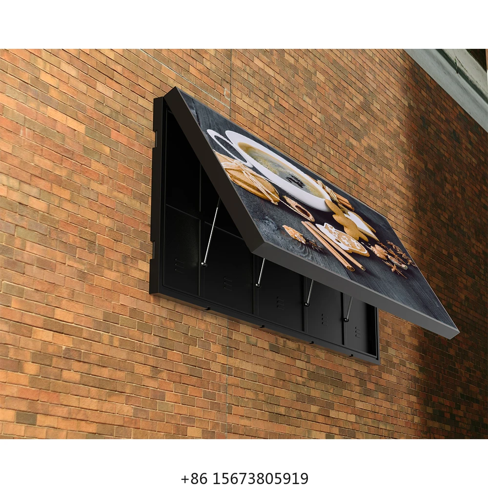 

Цифровая подвесная рекламная вывеска для улицы, водонепроницаемый полноцветный рекламный LED-экран