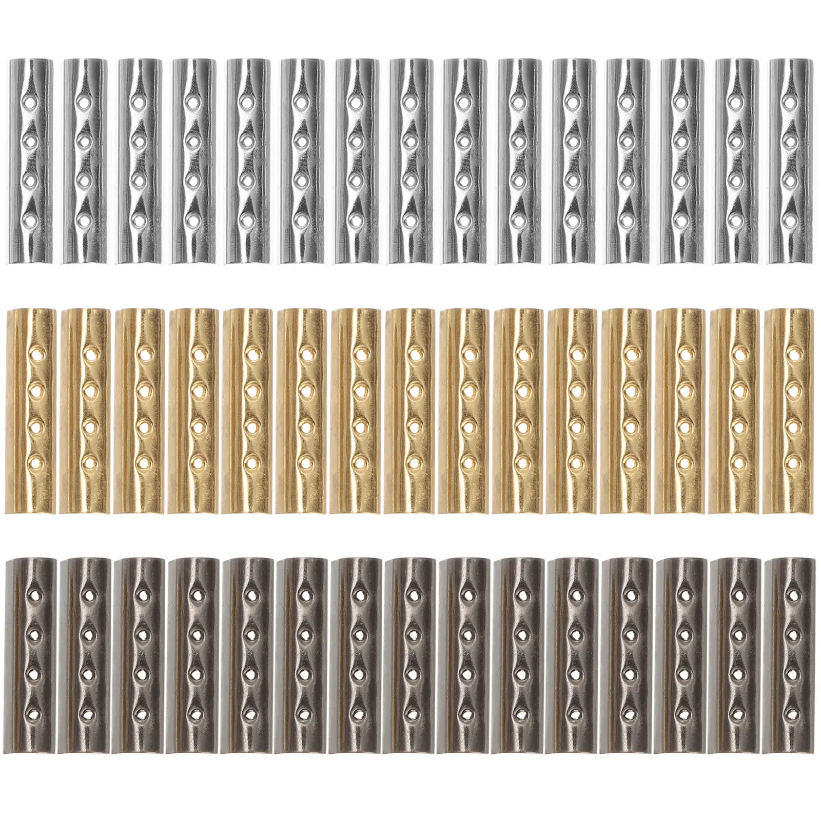 

150Pcs Metal Rope Buckles Shoelace Heads Caps Repair Tips for Shoes Hats Long- Finish Easy to Use