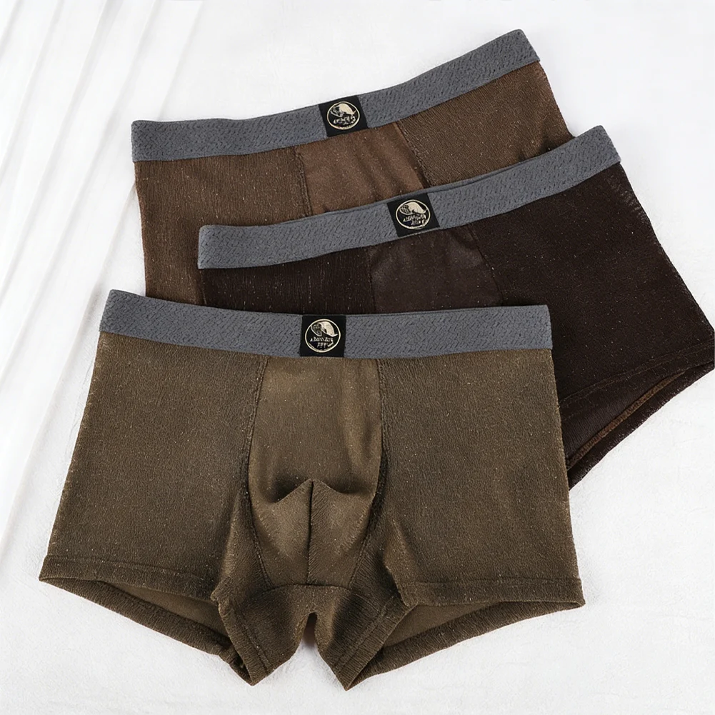 Men For Shimmer Mesh Sheer Boxer Shorts Thin Underwear For Man Elastic Lingerie Ultra Hot Breathable Underpants Men's Clothing