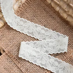 Elastic Lace Cherry Flower Panties Underwear Clothing Accessories White Lace Fabric Trim Embroidery Ribbon Lace for Diy Wide