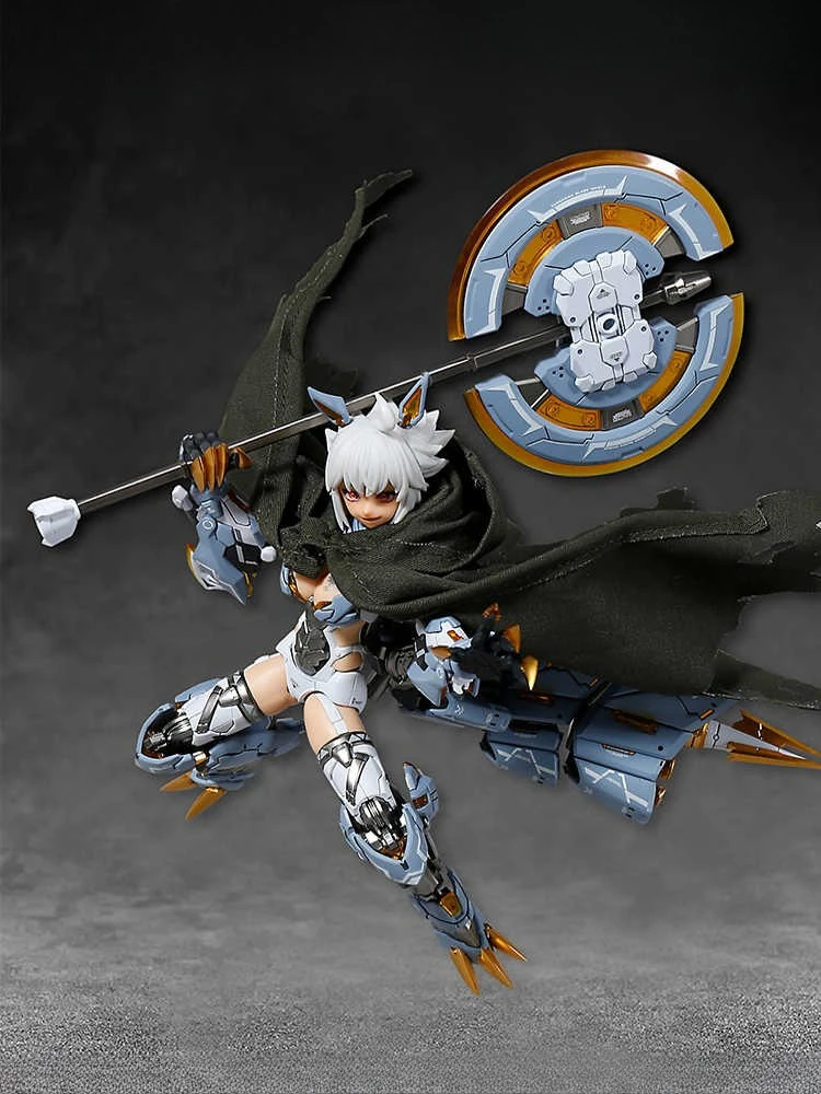 

Nuke Matrix Cyber Forest Fantasy Girl MAD Wolf Carolina Rolf Mobile Suit Girl Механическая сборка Фигурка на складе