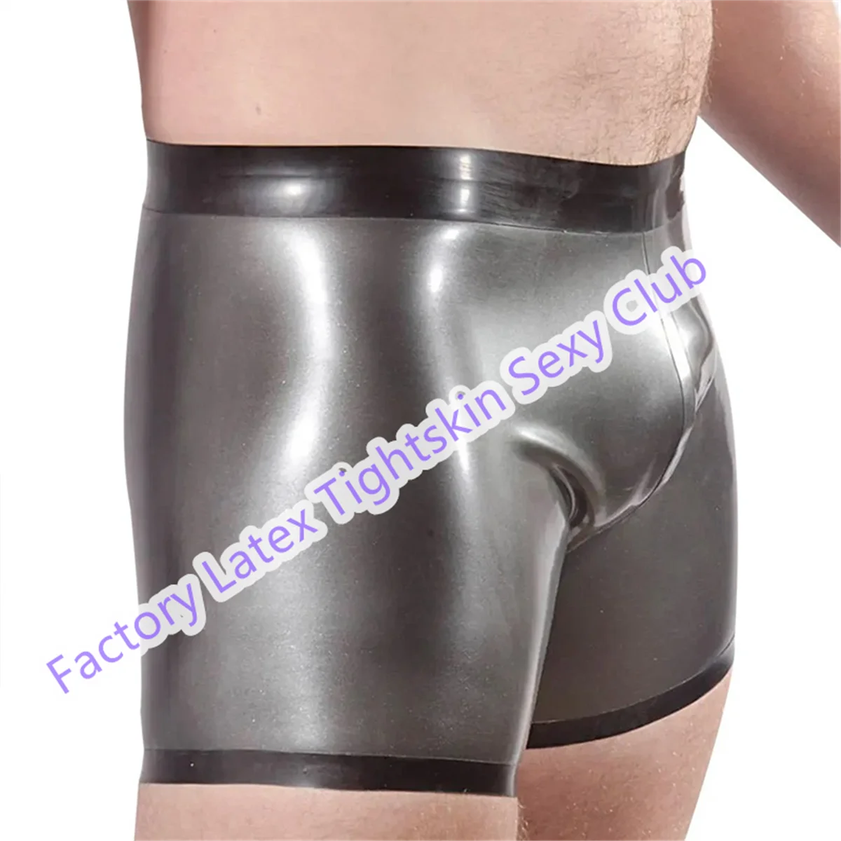Herren Latex-Slips Gummi-Shorts Unterwäsche Halloween Cosplay Kostüme nach Maß