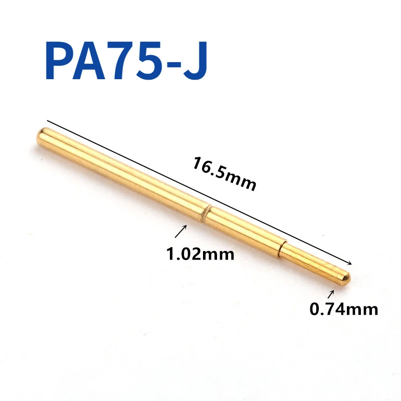 

100 шт./упаковка, пружинные игольчатые трубки PA75-J1, 1,02 мм